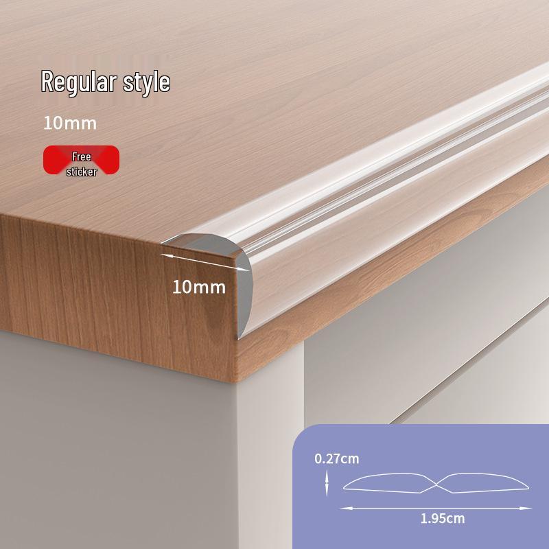 Прозрачная силиконовая защитная полоса для краев и углов детской безопасности