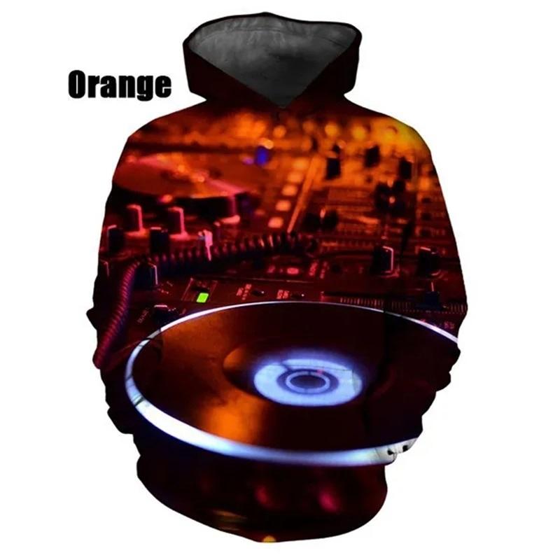 New Fashion 3D Print DJ Pattern Hoodies For Women Casual Pullover Sweatshirts Tops Women's Streetwear Oversized Hoodies Ropa Hombre