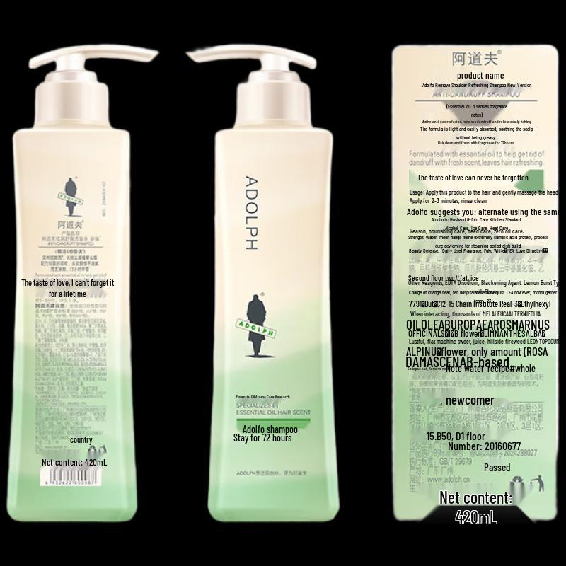 

ADOLPH Anti-Dandruff & Refreshing Essential Oil Shampoo