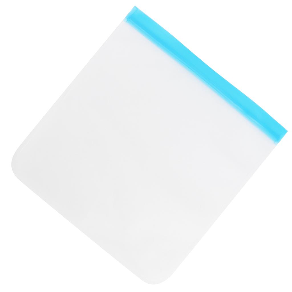 PEVA Lebensmittelaufbewahrungsbeutel Mattdurchscheinend Obst Gemüse Versiegelter Beutel für Zuhause Küche Flugzeug