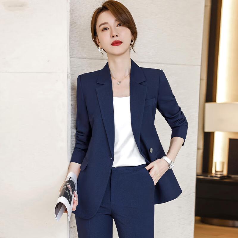 Women's Professional Slim-Fit Suit Set