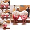 Chaveiro de Pipoca de Pelúcia Brinquedo Animal Fofo Para Decoração de Bolsa e Presente