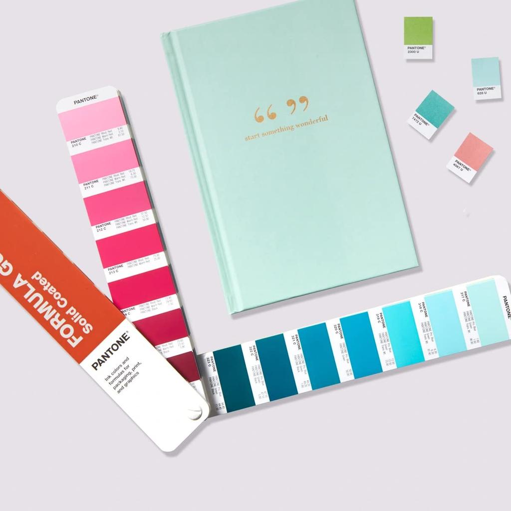 PANTONE PLUS Color Sample Pantone GP1601B Formula Set High Quality Colors In Genuine with Serial Guide/2-book (coated Paper, Paper) [2390 Total]