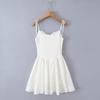 2026 Chic Sweet Polka Dot Lace Patchwork Camisole Dress with Mini Skirt