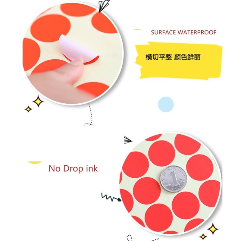 Sortierte Farben Runde Etikettenaufkleber für Geschenke Basteln Handgemacht Schreibwaren Blumenaufkleber Kreis Sträuße Aufkleber