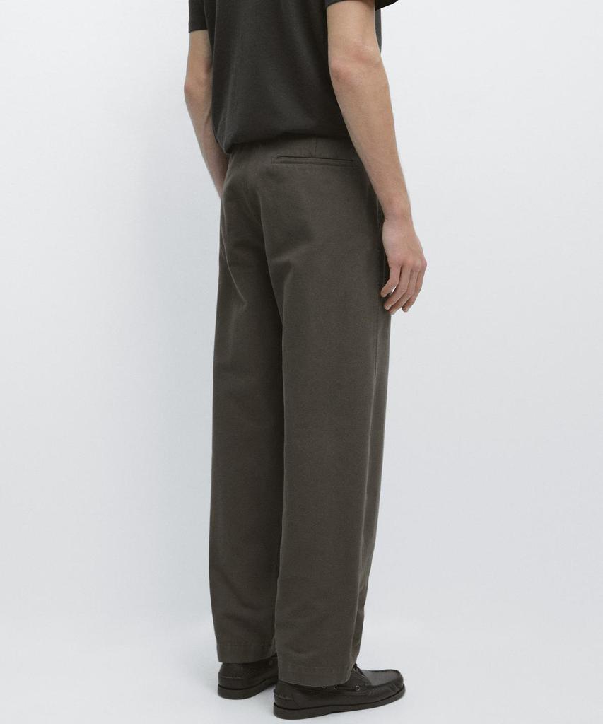 Masimodutti Tapered Fit Cotton Pants