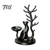 Gifts for Jewelry Lovers Cute Cat Tree Branch Organizer, 3D Printed Earring Bracelet Hair Minimalist Display Tie Storage Holder, Decorative