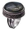 Labradorite Natural Gemstone Ethnic Antique Ring US Size-8.75 R 4416