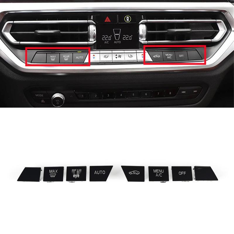BMW 3 Series G20/G28 Air Conditioning Button 8-Piece Set - Piano Finish
