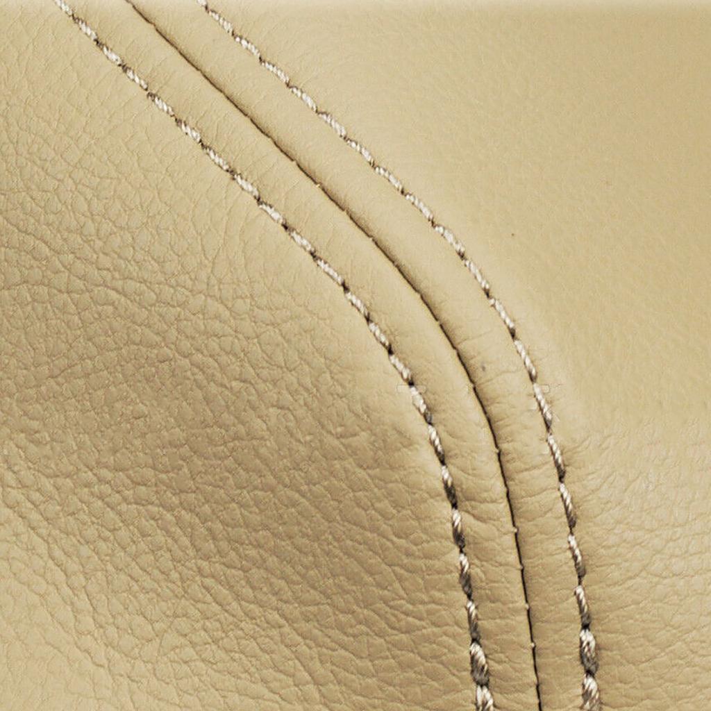 For Acura RL 2005-2010 Beige Tan Microfiber Leather Center Console Lid Armrest Cover Skin Waterproof Car Interior Accessory