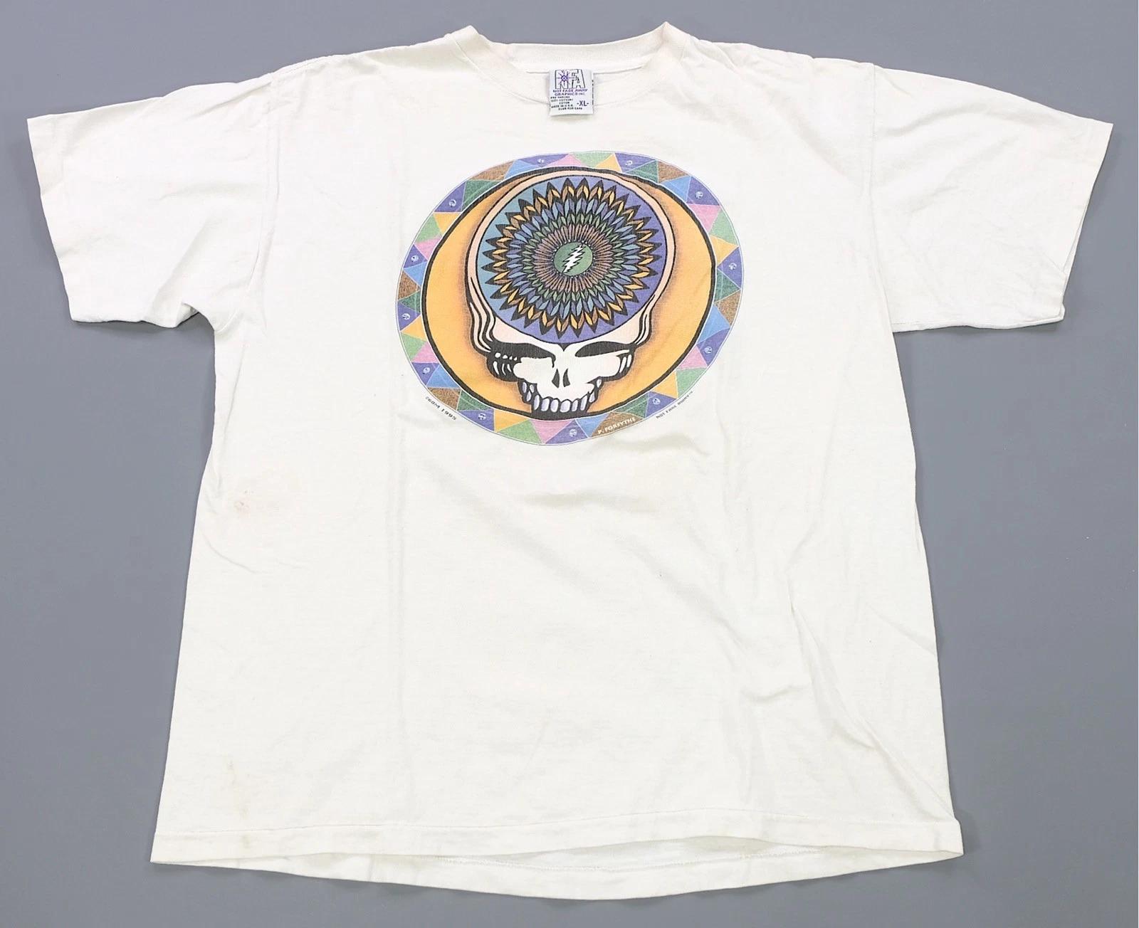 Rare VTG NFA Grateful Dead 1995 Summer Tour Bear T Shirt 90s Not Fade Away SZ XL 4XL