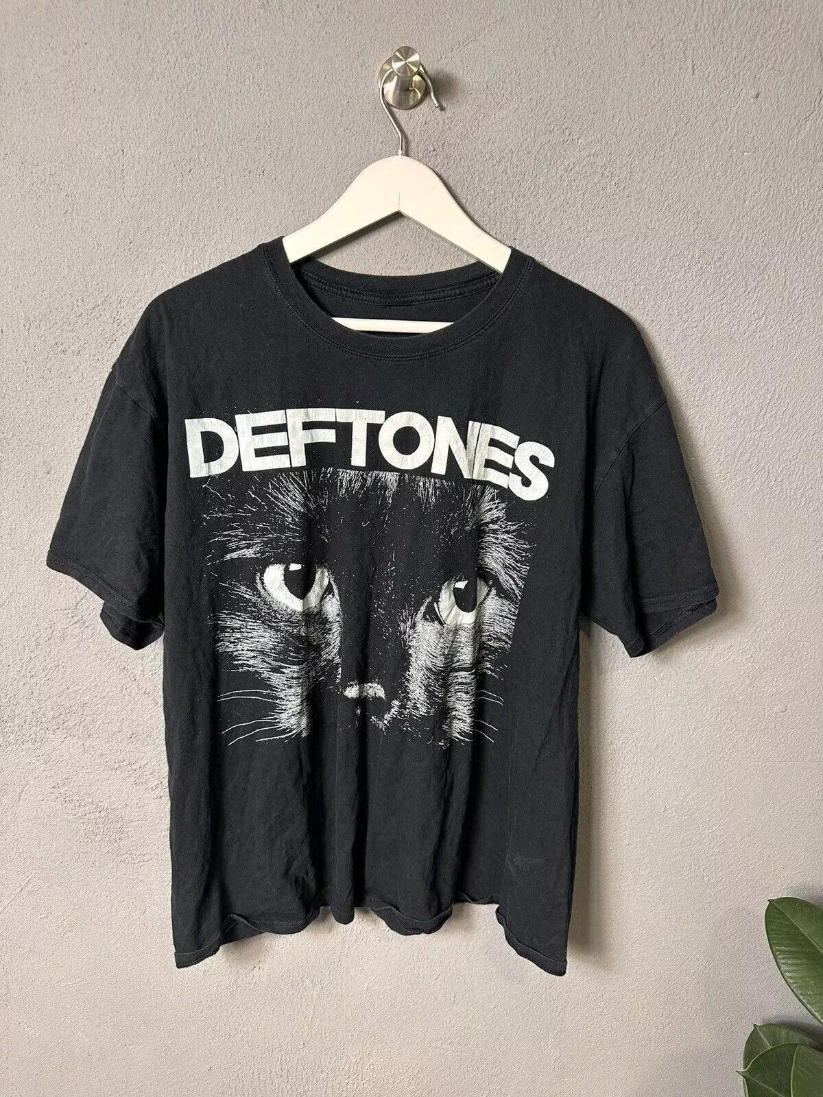 Deftones Black Cat Graphic Men Women Unisex T shirt Reprint S-5XL S