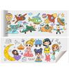 Kids' Doodle Coloring Scroll Paper for Drawing and Painting