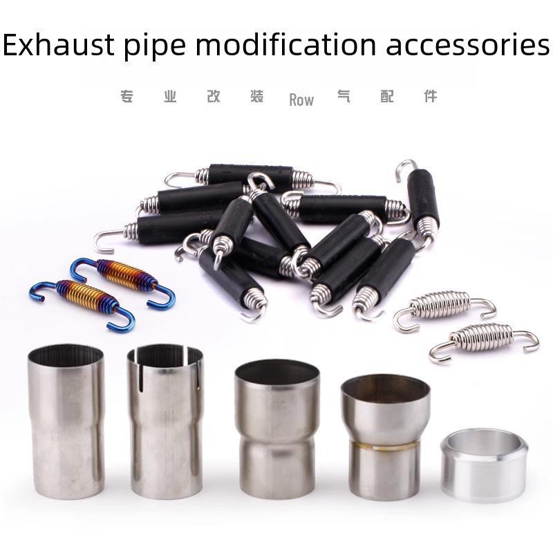 Scorpio Motorcycle Exhaust Pipe Modification Blue Spring by Yoshimura