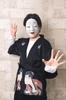 White [Clear Stone] Japanese-style Mask, Small, Unisex,