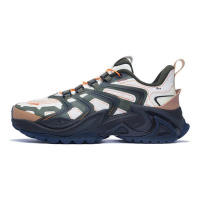 Soulland X Li Ning Cat Paw Ace Durable Breathable Low-Top Sports Casual Shoes Women Sneakers White Brown AZGS104-5