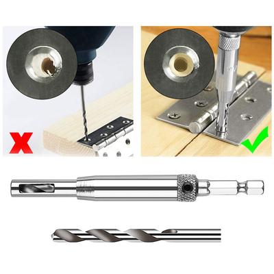 16-teiliges selbstzentrierendes Bohrer-Set mit 1 Sechskantschlüssel für Holzbearbeitung, Fenster, Türscharniere, 16-teilig