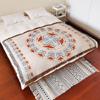 Bohemian Cotton Jacquard Throw Blanket and Bed Runner for Home or Hotel.