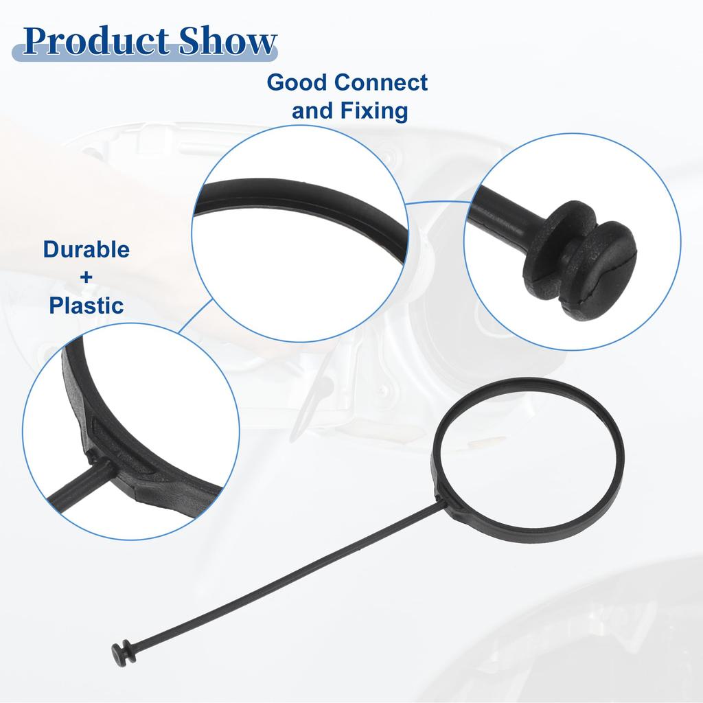 ACROPIX X6 2008 2018 Fuel Tank Cap Tether Fuel Tank Rope Replacement # 16117222391/16116756772 Set of 2