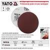 YATO Self-Adhesive Circular Sandpaper for Angle Grinders and Pneumatic Polishers