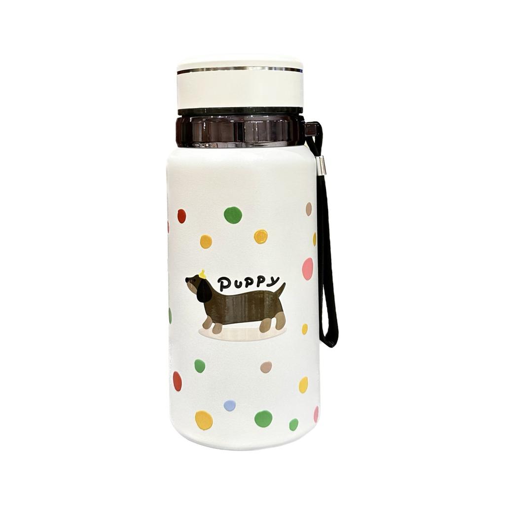 Luxury Style Thermos Cup Girls New Stylish Students Stainless Tea Portable Covered Water Cup Durable Durable Useful