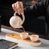Handun Cream Style Lifting Beam Kung Fu Tea Set