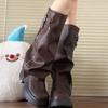 Women 2025 Platform Heightened No Knee Thigh Boots Tall Little Knight Boots