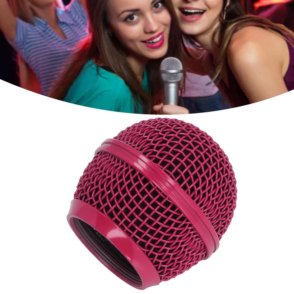 Microphone Grill Ball Grill Mic Replacement Ball Head Steel Mesh Microphone Grill Head for SM58S SM58LC BETA58 BETA58A SA M30 SV100 UT2 PGX24 SLX4