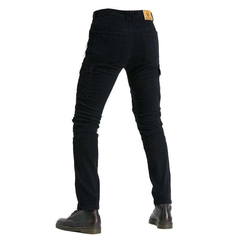Factory Direct Sales 07 Motorcycle Riding Jeans Men's Straight Loose Motorcycle Anti-fall Off-road Pants Protective Gear