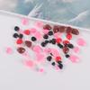 Black Triangle Nose DIY Plush Toy Accessories - Smooth Flat-Bottomed Animal Figurine Noses