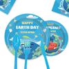 Earth Day Theme Birthday Party Decoration Disposable Paper Plate Paper Cup Paper Towel Tableware Tablecloth Set