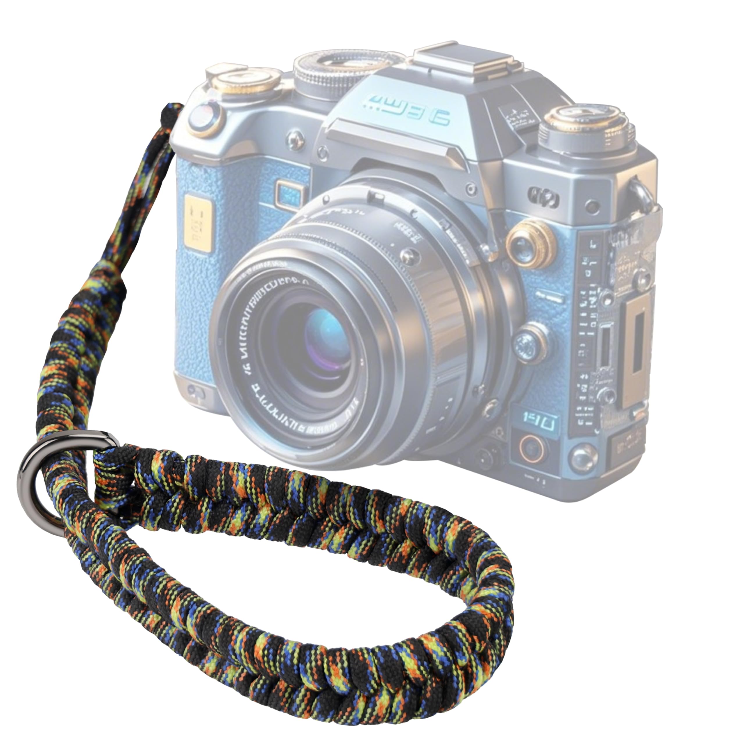 

SUNYA Camera Wrist 550 Paracord Braided Handmade Strap with Quick Release Metal Fits Most Wrist Aurora Strap, Ring, Sizes,