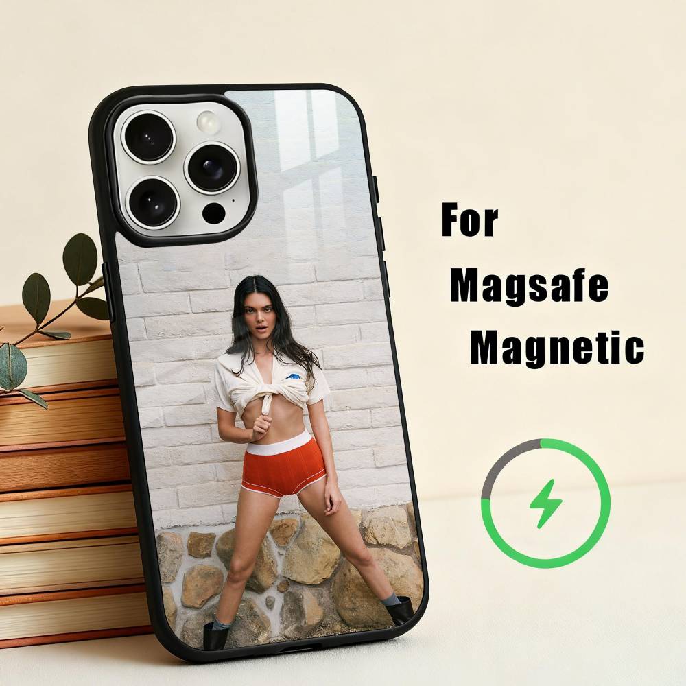 Model K-Kendall Nicole J-Jenner  Phone Case For iPhone17,16,15,14,13,12,11 Plus,Pro Max Magnetic For Magsafe Wireless Charging