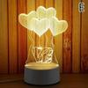 1 Pcs Home Decor with USB Cable Creative 3D Visual LED Night Light Table Lamp Kids Boys Gift Smart Gadgets