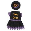 Halloween Witch Costume for Small Dogs Polyester Dog Clothes Easy To Wear Comfortable Outdoor Walking Jogging Party Photo Shoot