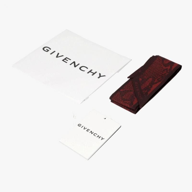 Givenchy 4g Skinny Twill Silk Scarf Bg00l0g002 613  Gw5120 Ss988 1 