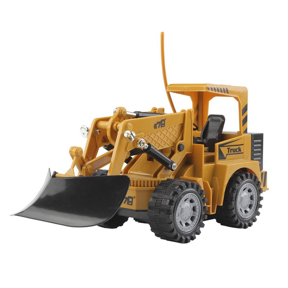 Buy 124 5CH Remote Control Electric Bulldozer Construction Car Toy for Kids Children at