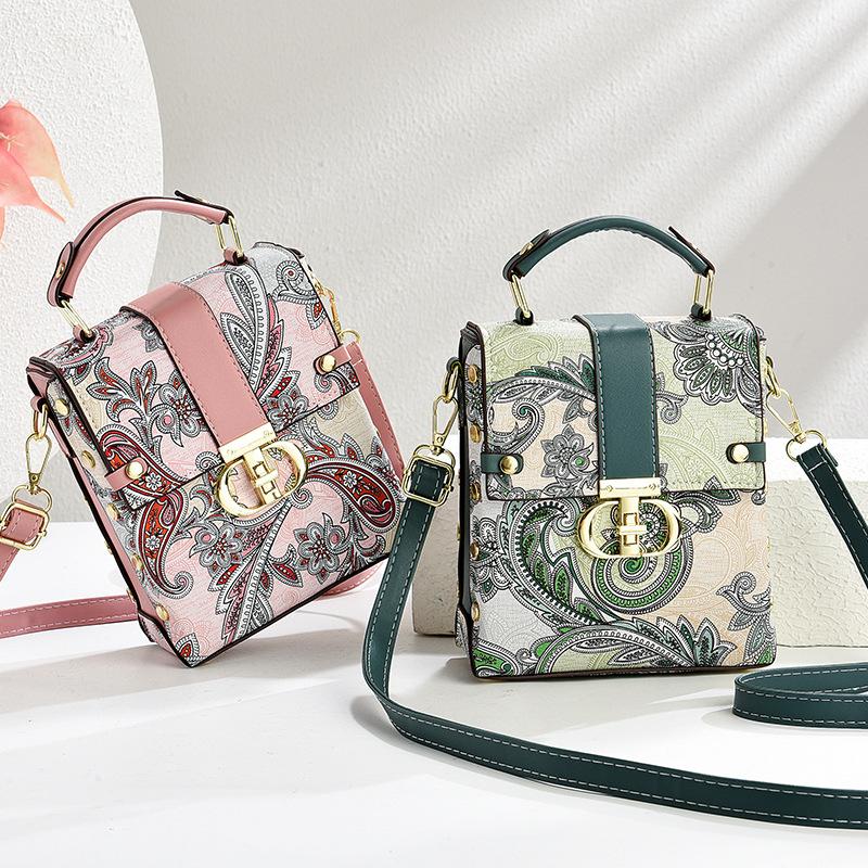 Bag Women's 2025 New Trendy Flower Ins Super Fire Shoulder Messenger Bag Versatile Mini Small Bag Mobile Phone Bag Women's Bag