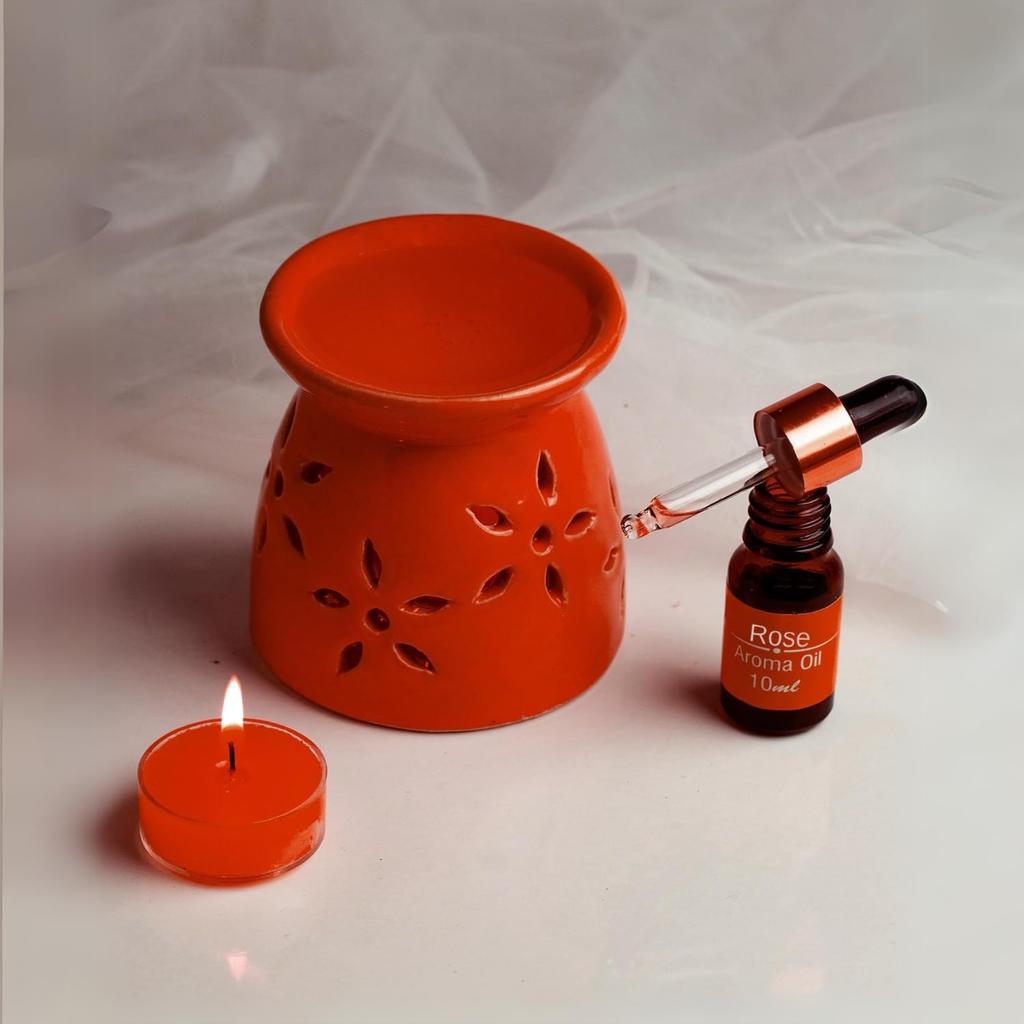 AuraDecor Aromatheraphy Diffuser Gift Set || Gifting || Spa || Fragrance || Tealight Candles || Aroma Diffuser || Perfect for Home Decor & Fragra