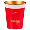 Xiaoyueya Disposable Gold Foil Paper Cups