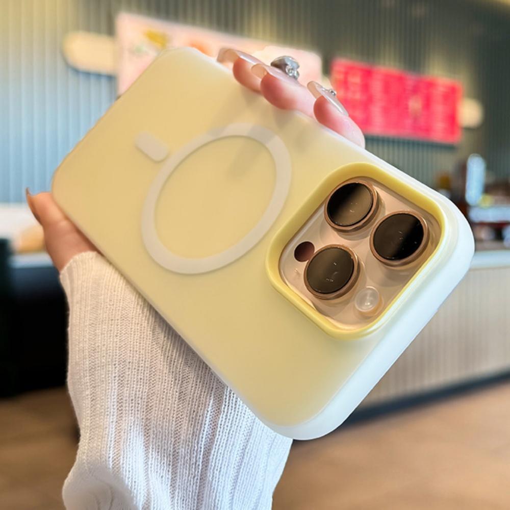 Candy Color 2IN1 for Magsafe Case for For Iphone 17 Air 16 15 14 13 12 Pro Max 11 16Plus 16E Magnetic Clear Matte Soft Cover