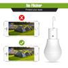 LED Solar Bulb Outdoor Camping Lamp Garden 15W Rechargeable Charge Light Courtyard Decoration Hanging USB Indoor Emergency Bulbs
