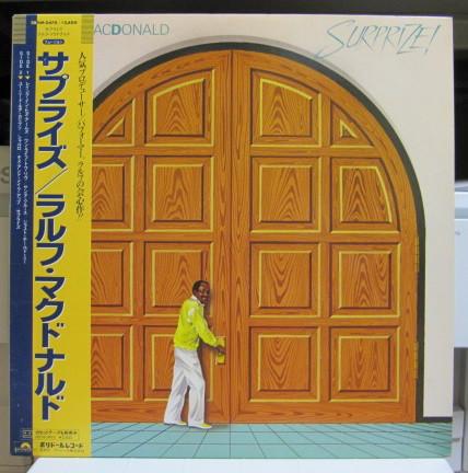 

LP Record RALPH MACDONALD - Surprize 28MM0470 Polydor 1986 Japan Jazz Used
