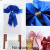 10pcs New Sashes Elastic Bow Tie Ready Made Chair Sashes Band For Wedding Party Hotel Banquet Event Decoration Wholesale