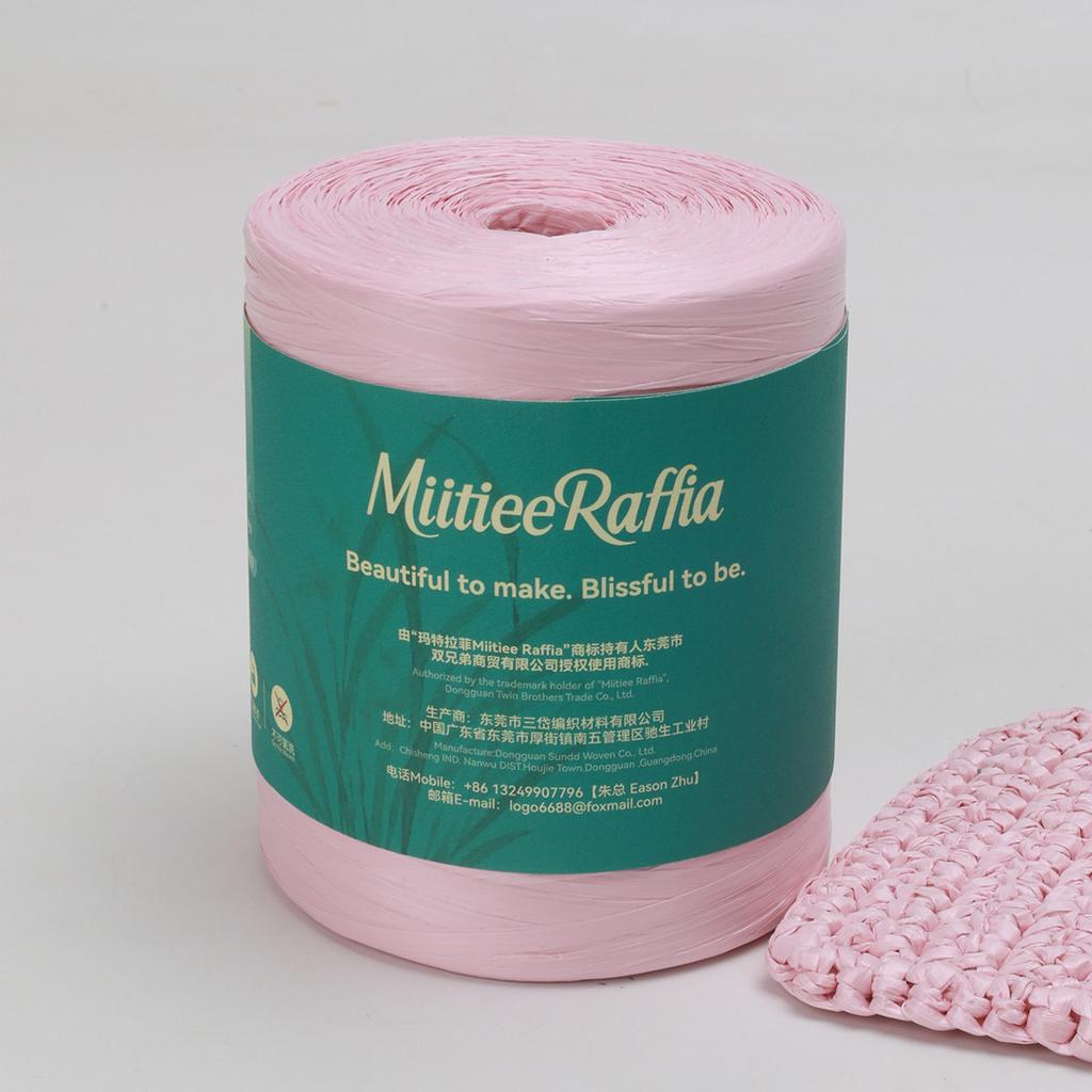 MT001-MT087 Natural Raffia Yarn For Wrapping Knit Wire Natural Color Matte Texture Raffia Paper Ribbons For Hat DIY Decoration