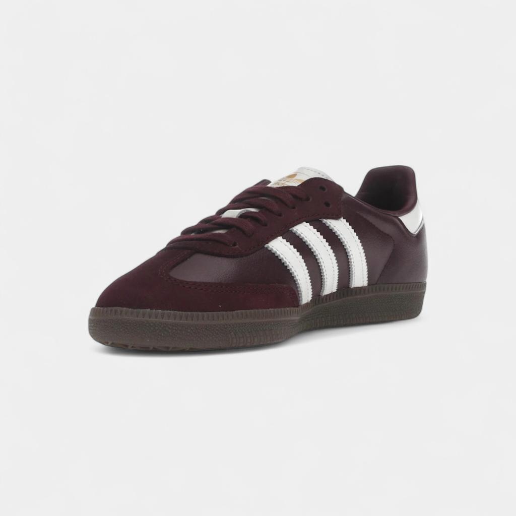Adidas Samba OG Bordô Off White Borracha (mulheres)