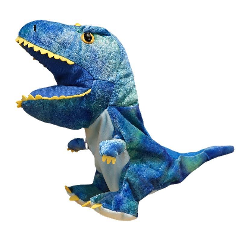 Simulation Dinosaur Hand Puppet Animal Gloves Toy Parent-Child Game Plush Doll Children'S Tyrannosaurus Rex Puppet Show