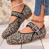 2026 New Women Flats  Print Comfortable Loafers Round Toe Flat Shoes for Women Ballet Mary Jane Shoes for Women Zapatos De Mujer