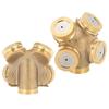 5PCS M14 X 1.5mm Female Thread Misting Spray Nozzle Brass Lawn Sprinkler Nozzle  Outdoor Cooling