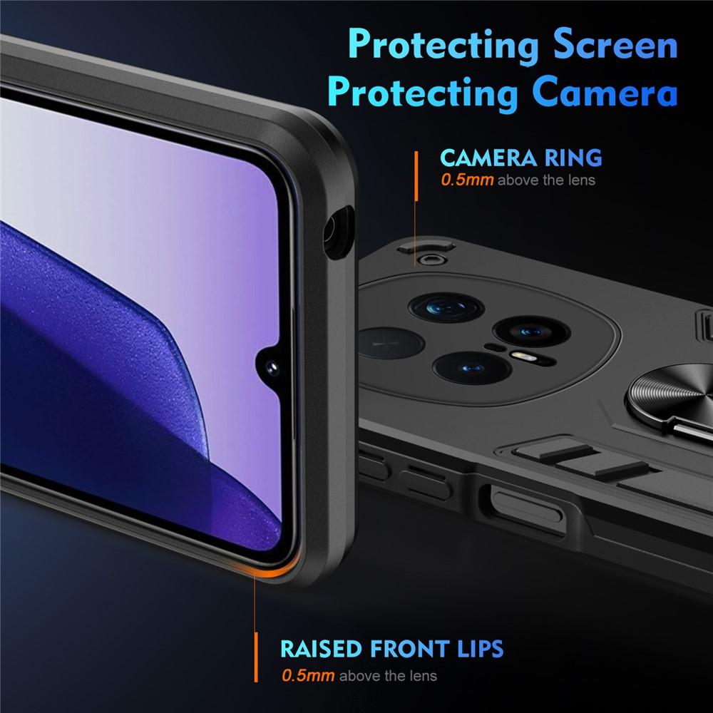 Case for Magic8 Pro 5G - TPU+PC, Black, With Stand